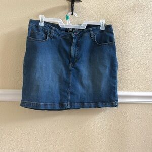 Lee brand mini skirt skort denim